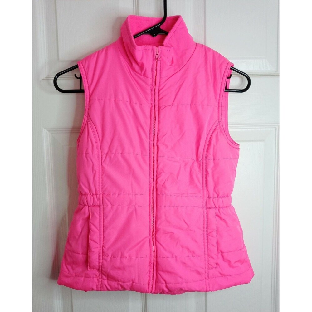 p.s. From Aeropostale Girl's Winter Puffy Vest Size 12 Bright Pockets Puffer